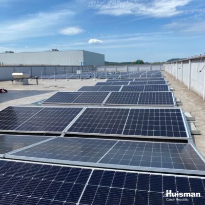 Huisman Czech Republic má v provozu první solární elektrárnu. Jde o první etapu rozsáhlých investic do zelené energie