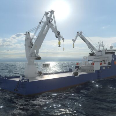 Huisman Czech Republic Contributes to the Delivery of Marine Cranes for a Special Japanese Vessel